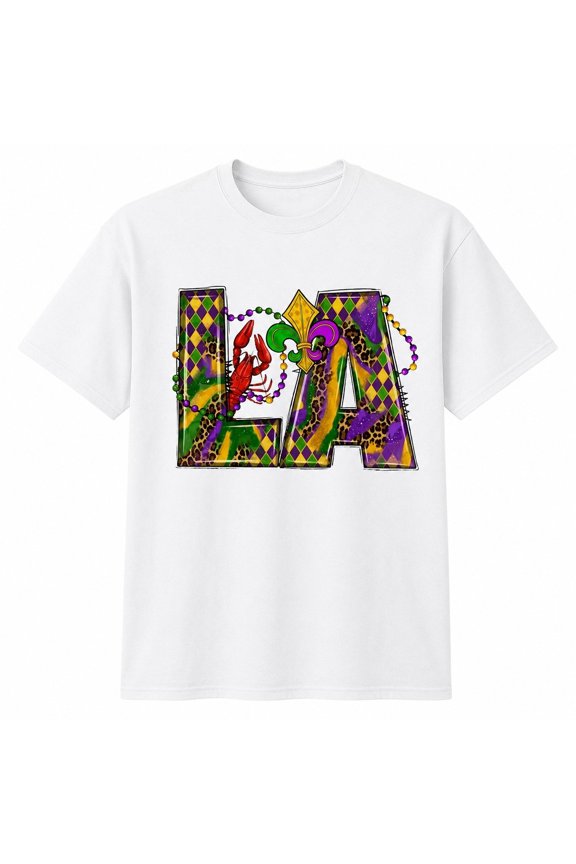 LA Festival Graphic T-Shirt, Unisex Classic Fit Cotton Tee