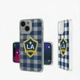 thumbnail image 1 of LA Galaxy iPhone Plaid Design Clear Case, 1 of 7