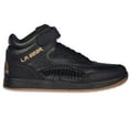 thumbnail image 1 of LA Gear Men's Flame Retro Hightop Sneakers, Black, 1 of 6