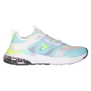 LA Gear Womens Lowtop Artesia Athletic Sneakers, Gray & Light Blue