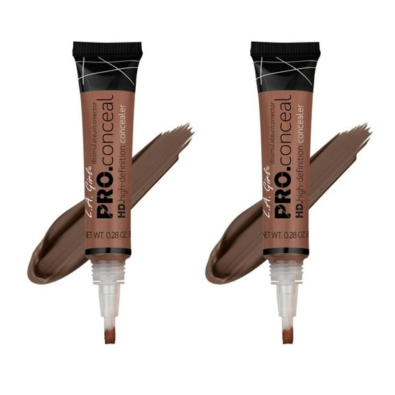 LA Girl HD.high-definition concealer - 989 Mahogany x 2