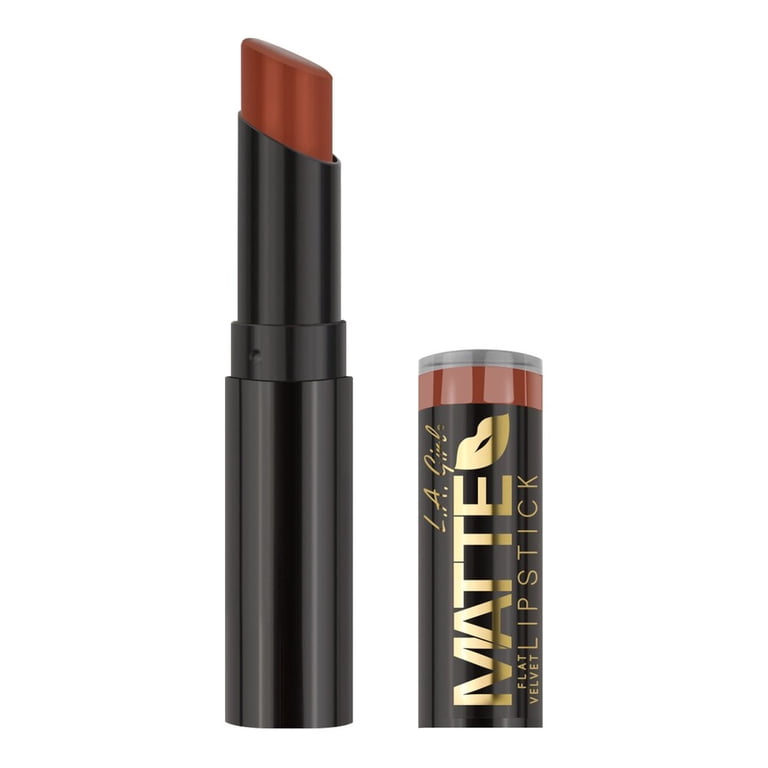 LA Girl Matte Lipstick, Saucy 0.10 oz - Walmart.com