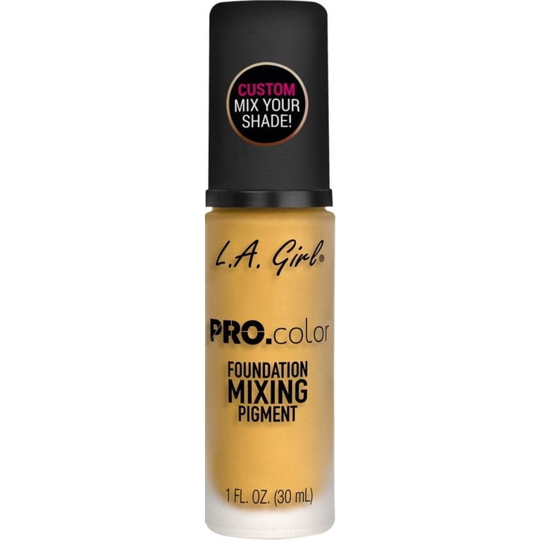 FOUNDATION　MIX　vol．5 LA Girl Pro.Color Foundation Mixing Pigment, Yellow, Customizable