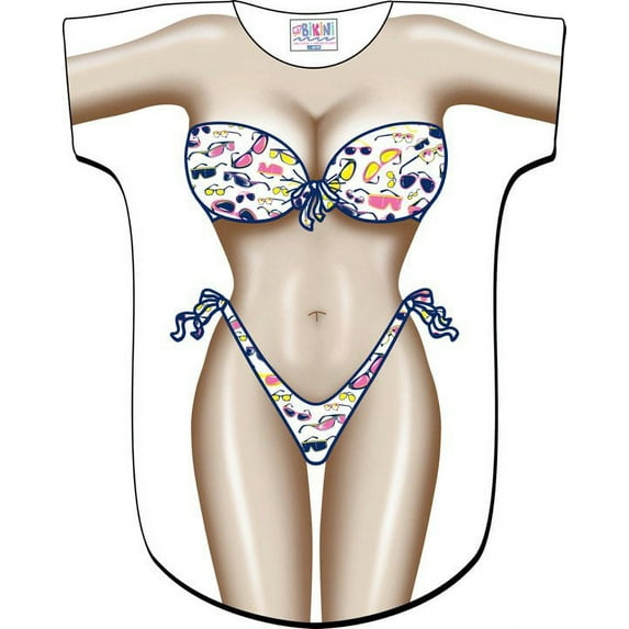 LA Imprints Fantasy Bikini Swimwear Cover Up - Sunglasses