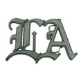 thumbnail image 1 of LA Initials OLD ENGLISH Los Angeles City California USA ANTIQUED Belt Buckle Rodeo Cowboy Texas Style Metal New, 1 of 2