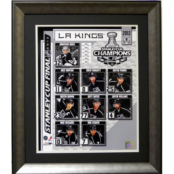 LA Kings 2012 Stanley Cup Champions Deluxe Framed Photo Picture