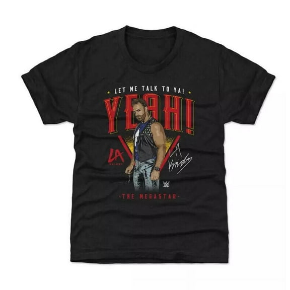 LA Knight 500 Level Youth The Megastar Unisex T- Shirt,Black
