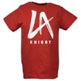 thumbnail image 1 of LA Knight Big White Logo Red T-shirt, 1 of 4
