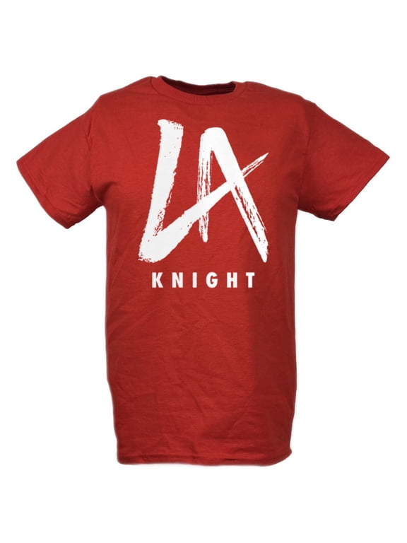 LA Knight Big White Logo Red T-shirt