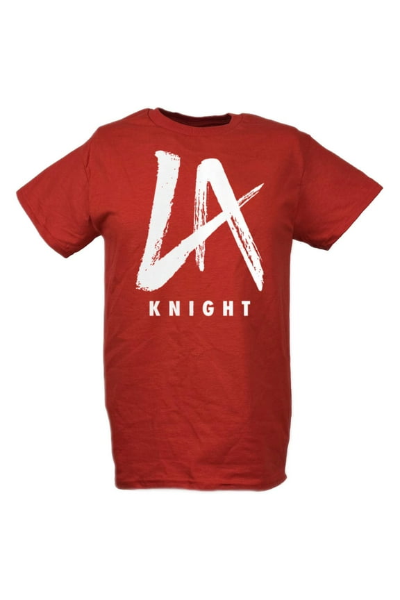 LA Knight Big White Logo Red T-shirt