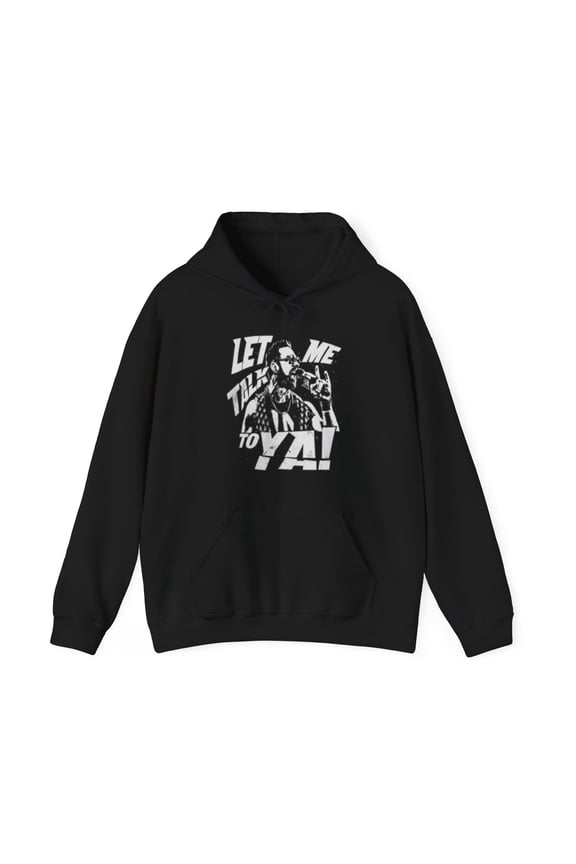 LA Knight Let Me Talk To Ya Black Hoody Sweatshirt