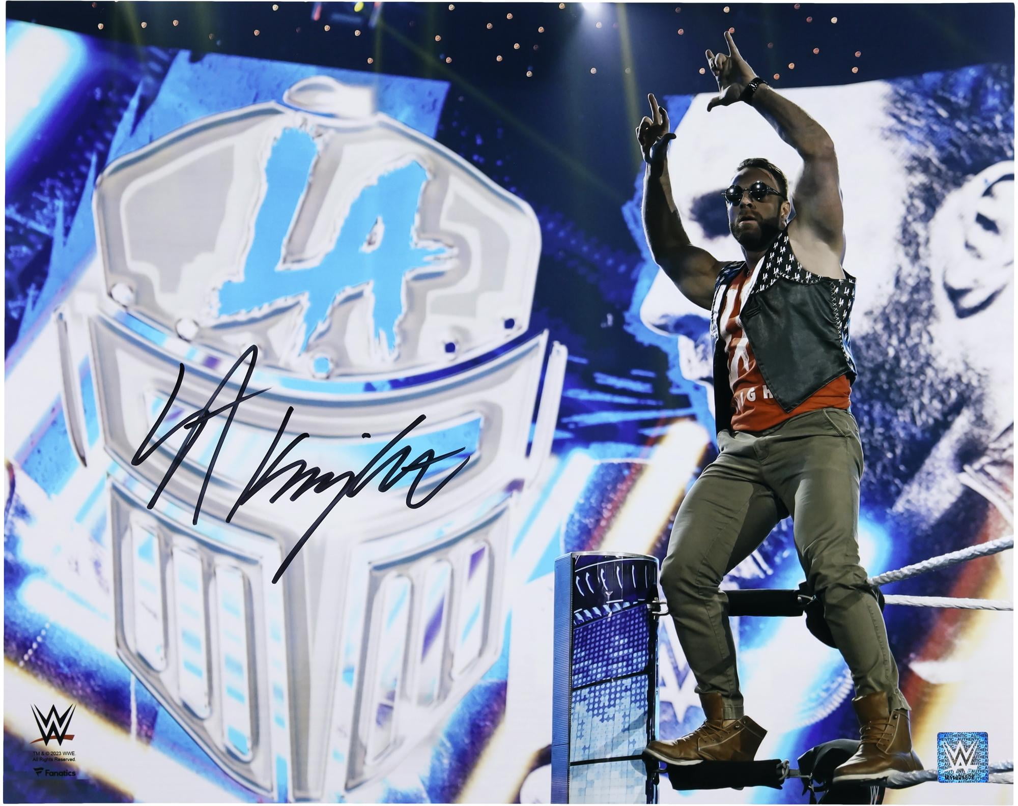 LA Knight WWE Autographed 16