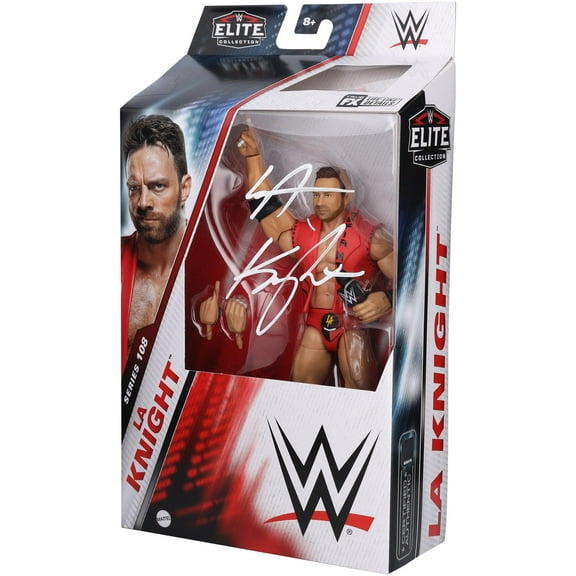 LA Knight WWE Autographed Mattel Elite Collection Series 108 Action Figure - Fanatics Authentic Certified