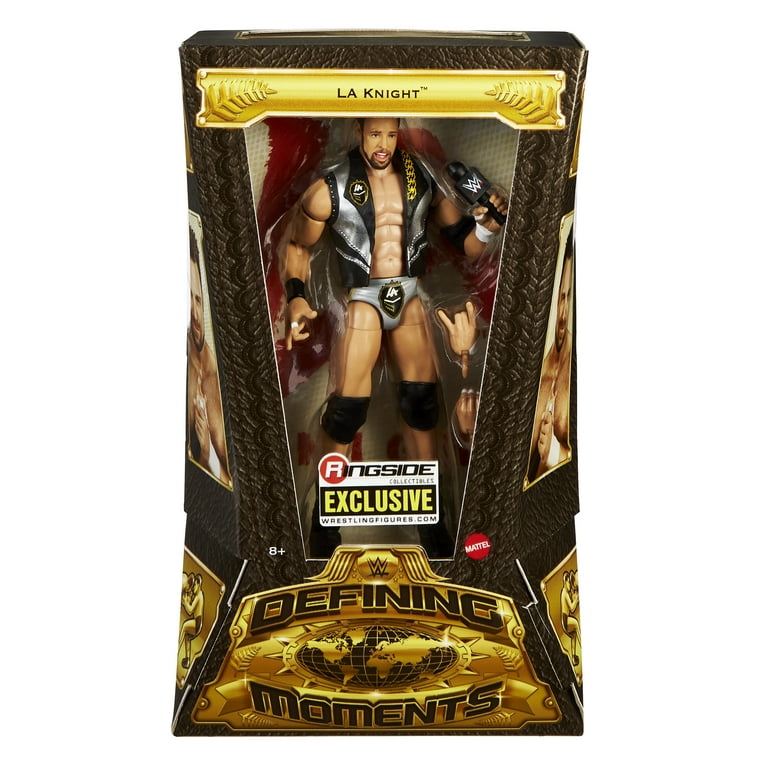 WWE LA Knight Defining Moments Action Figure, Ringside Exclusive
