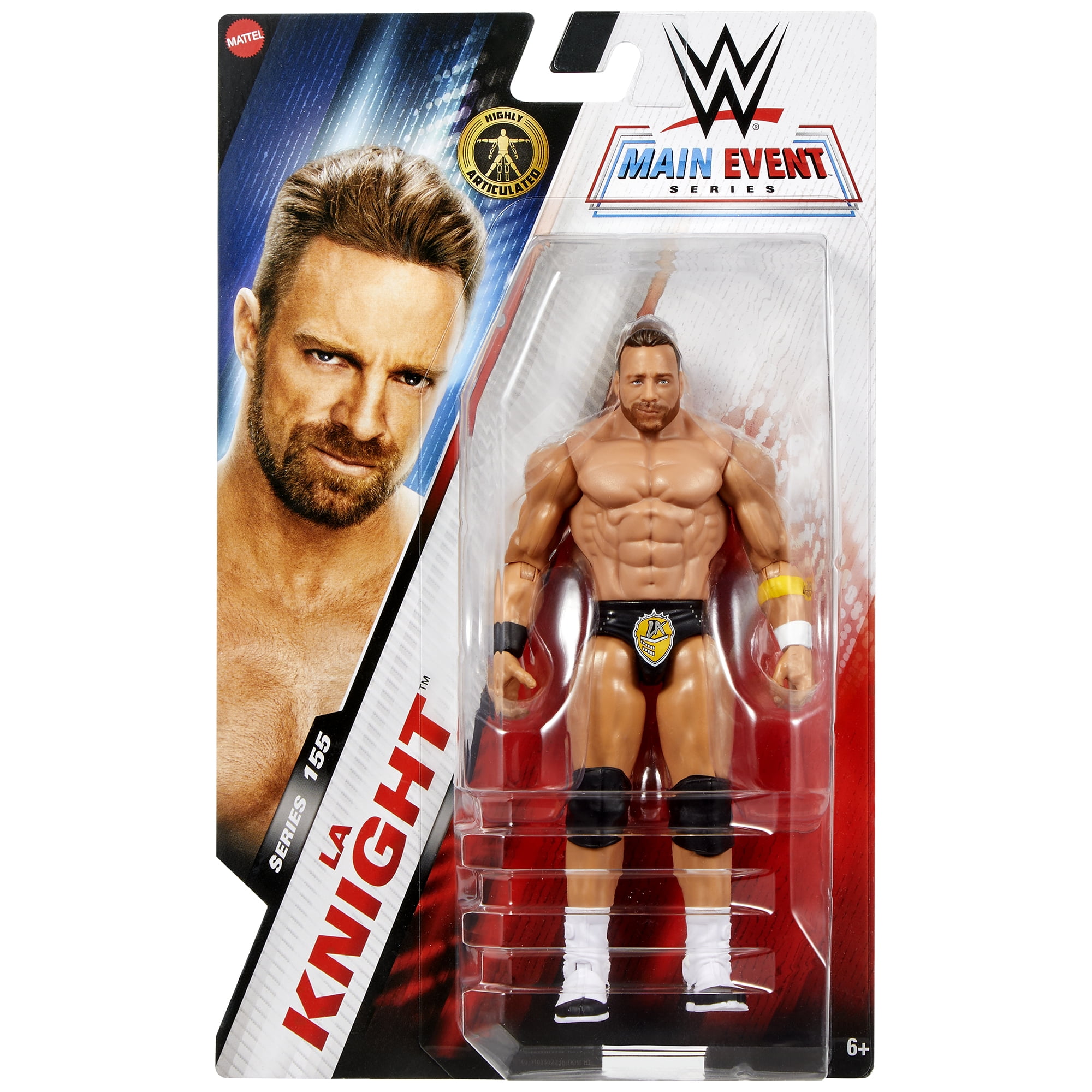 LA Knight - WWE Main Event 155 Mattel WWE Toy Wrestling Action