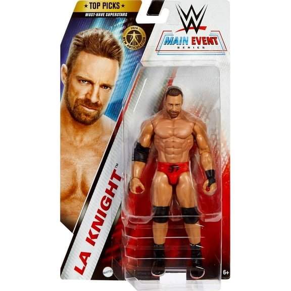 LA Knight - WWE Main Event Top Picks 2024 (Wave 4) Mattel WWE Toy Wrestling Action Figure