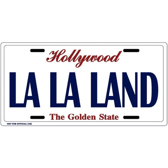 LA LA LAND Novelty Metal License Plates
