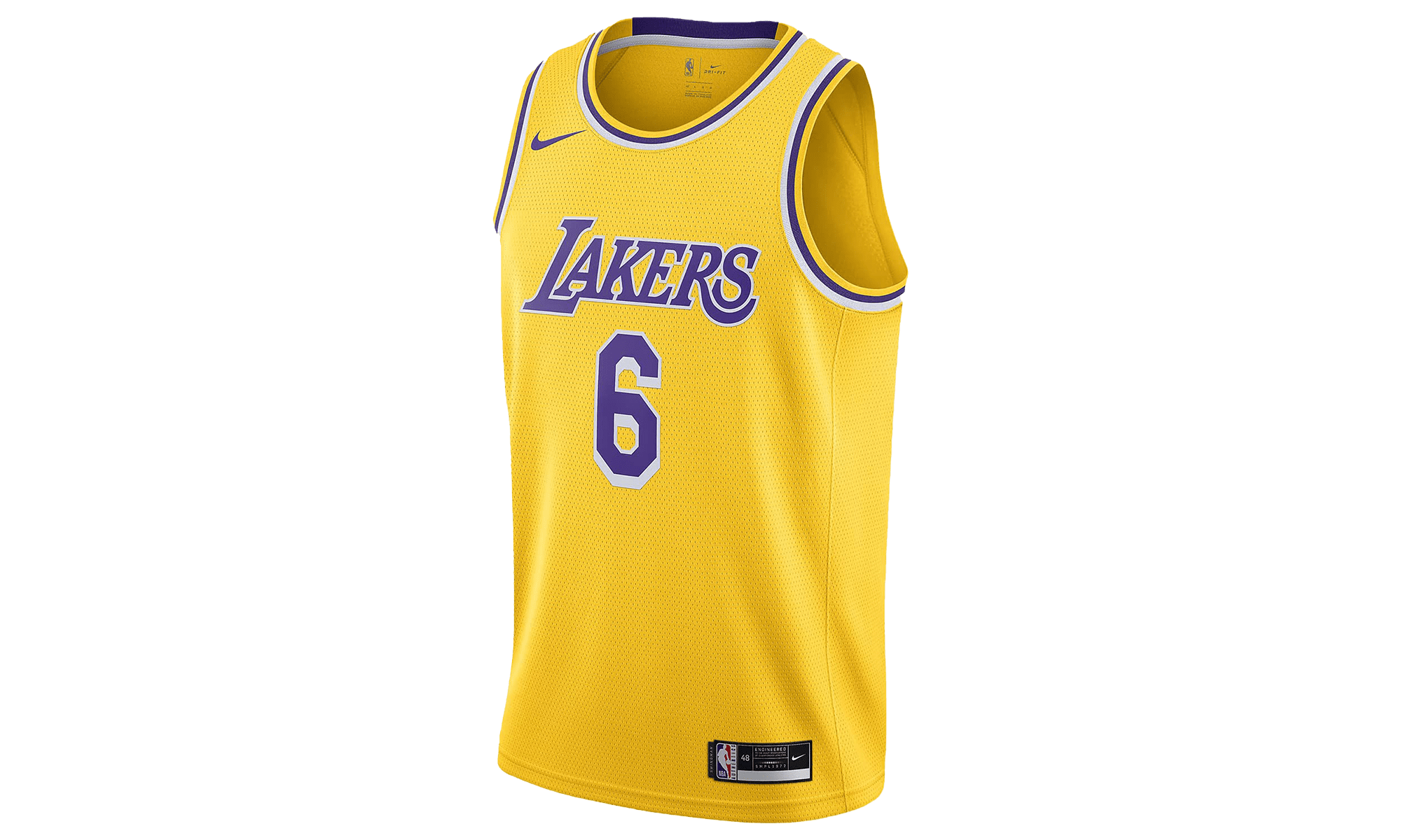 LA LAKERS LEBRON JAMES #6 ICON SWINGMAN JERSEY 