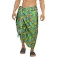 thumbnail image 1 of LA LEELA Men's Bath Trunk Swimwear Sarong Pareo Beach Wrap One Size Fern, Leaves Summer Vacation Party, 1 of 5