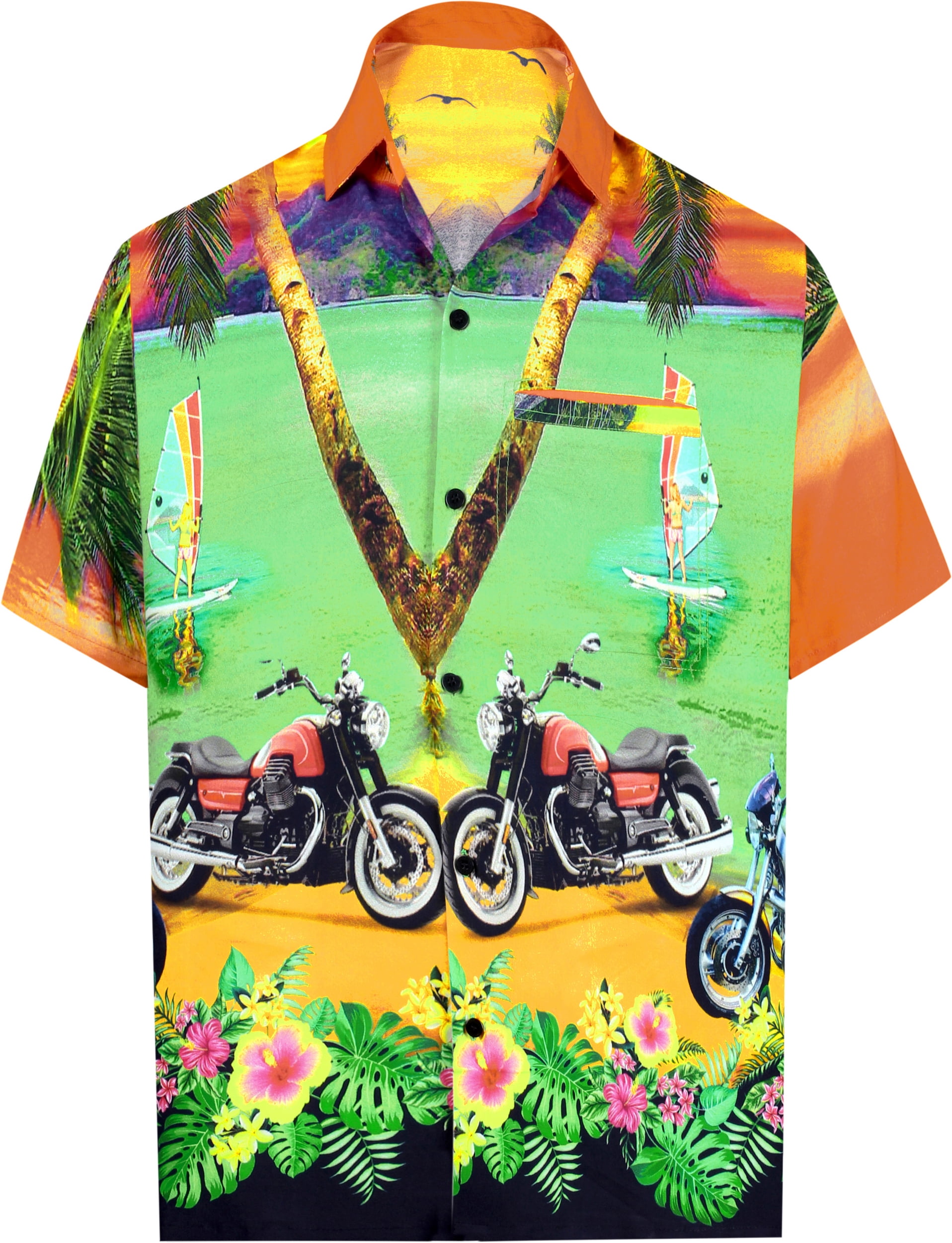 Cycling Mens Short Sleeve Shirts Button Down Cuban Shirt Fashion Hawaiian  Beach Shirts Tee Top