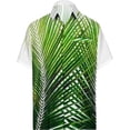 thumbnail image 1 of LA LEELA Men's Hawaiian Shirts Short Sleeve Button Down Shirt Men's Tropical Shirts Casual Vacation Summer Party Shirts for Men Funny L Shamrock Forest, Green, 1 of 6