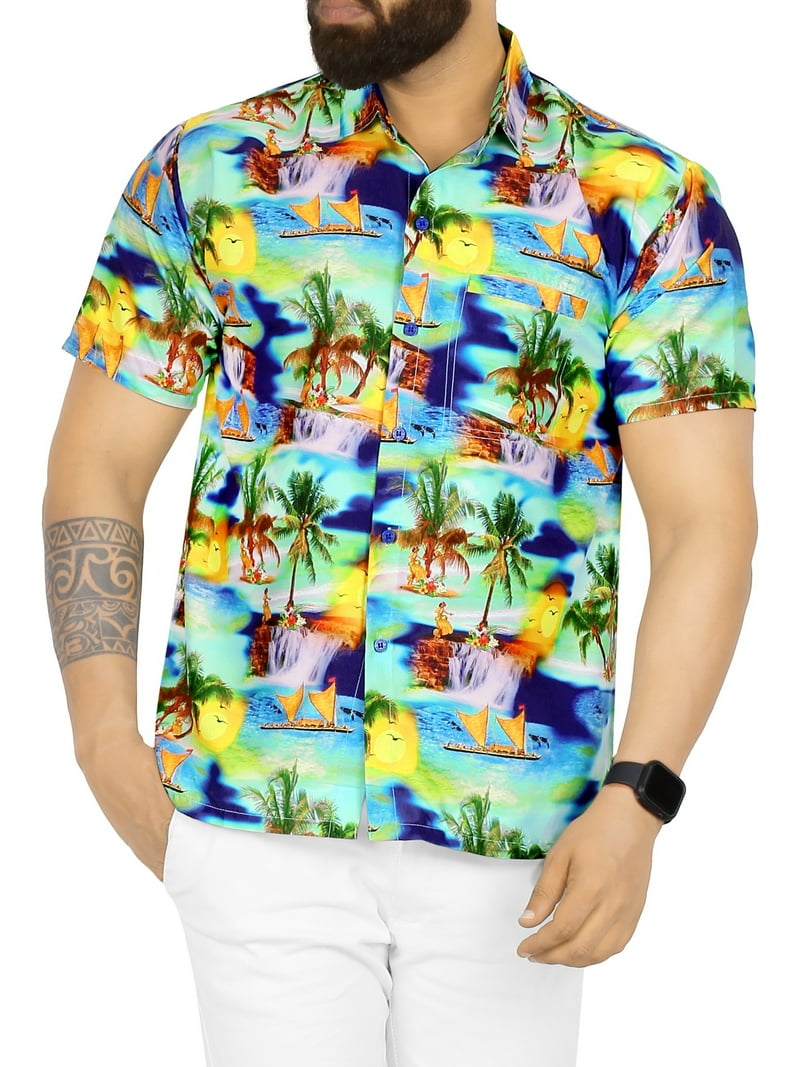 Camicia Uomo Manica Corta Estiva - Stile Hawaiano, Loose Fit, Per Spiaggia E Vacanze - Foto 12