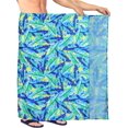 thumbnail image 1 of LA LEELA Men's Standard Beachwear Sarong Pareo Wrap One Size Dodger, Leaves Summer Vacation Aloha, 1 of 4