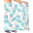 thumbnail image 1 of LA LEELA Men's Standard Beachwear Sarong Pareo Wrap One Size Multi-Z240 Summer Vacation Party, 1 of 4