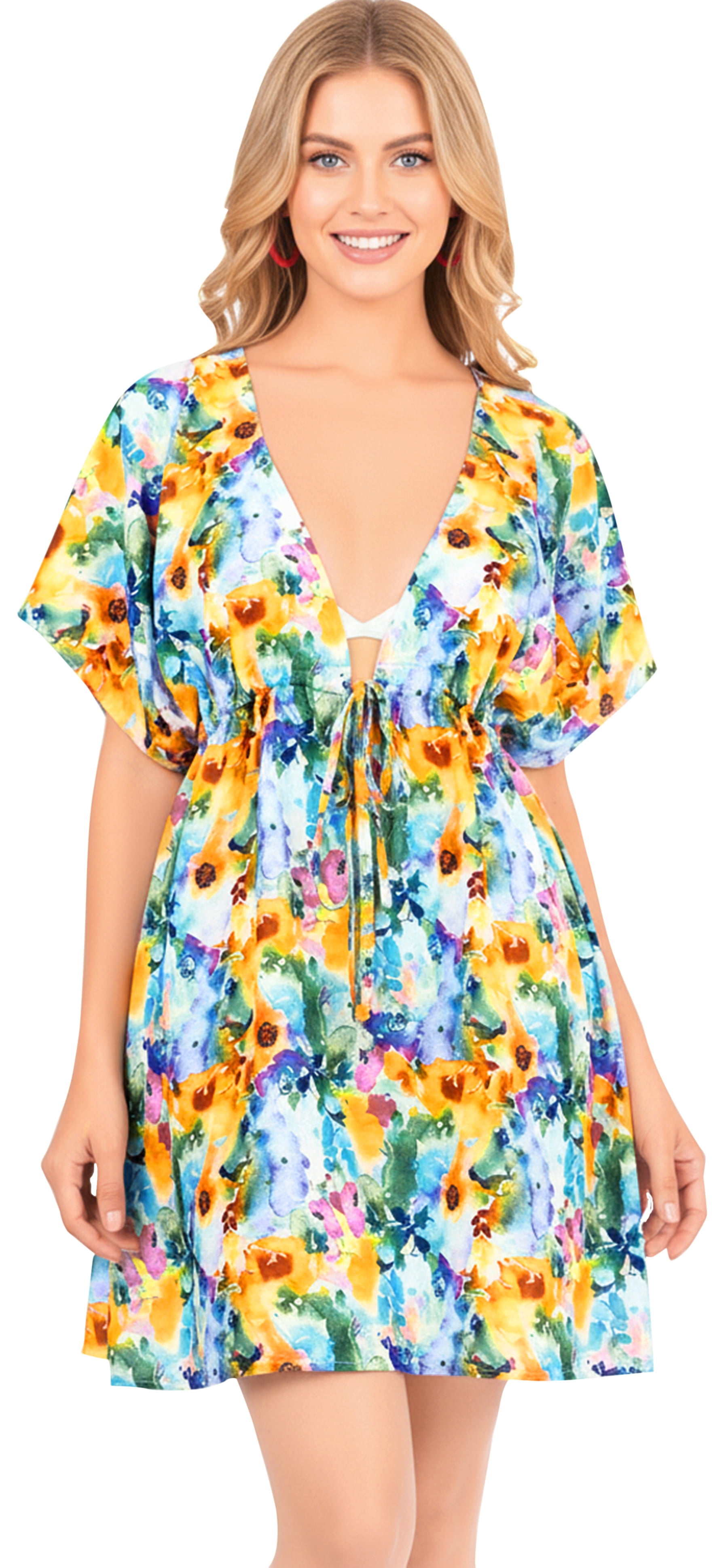 LA LEELA Women's Beachwear Summer Swim Beach Dress Cover ups for ...