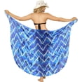 thumbnail image 1 of LA LEELA Women's Bikini Skirt Sarong Swimwear Cover up Bathing suit Summer Wraps Swimsuit Beach Wrap Coverups for Women One Size Royal, Aztec, 1 of 6