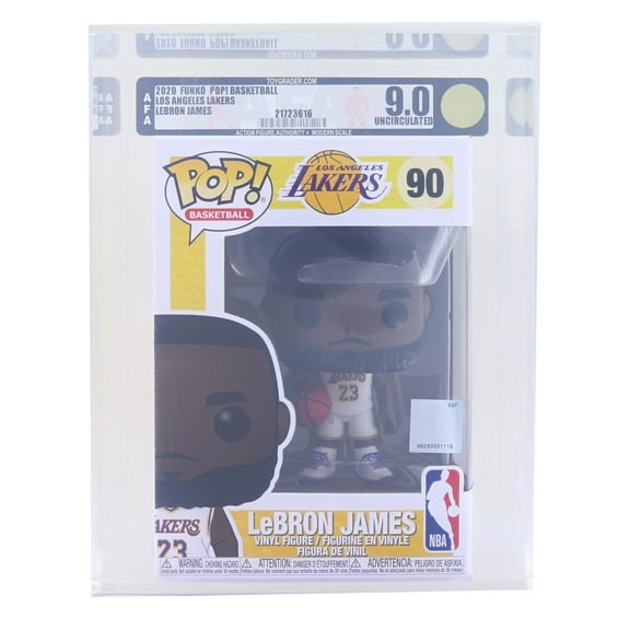 LA Lakers NBA Funko POP | Lebron James Alternate | Graded AFA 9