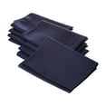 thumbnail image 1 of LA Linen 10-Pack Cloth Napkins, Washable Reusable Polyester Poplin Table Napkins, 18 by 18-Inch, Navy, 1 of 3
