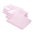 thumbnail image 1 of LA Linen 10-Pack Cloth Napkins, Washable Reusable Polyester Poplin Table Napkins, 18 by 18-Inch, Pink Light, 1 of 3