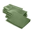 thumbnail image 1 of LA Linen 10-Pack Cloth Napkins, Washable Reusable Polyester Poplin Table Napkins, 18 by 18-Inch, Sage Dark, 1 of 3