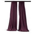 thumbnail image 1 of LA Linen BDpop96x58-Pk2-EggplantP42 Polyester Poplin Backdrop Drape, Eggplant - 96 x 58 in. - Pack of 2, 1 of 7