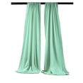 thumbnail image 1 of LA Linen BDpop96x58-Pk2-MintP44 Polyester Poplin Backdrop Drape, Mint - 96 x 58 in. - Pack of 2, 1 of 7
