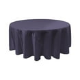 thumbnail image 1 of LA Linen Bridal Satin Round Tablecloth, 1 of 7