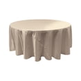 thumbnail image 1 of LA Linen Bridal Satin Round Tablecloth, 1 of 7