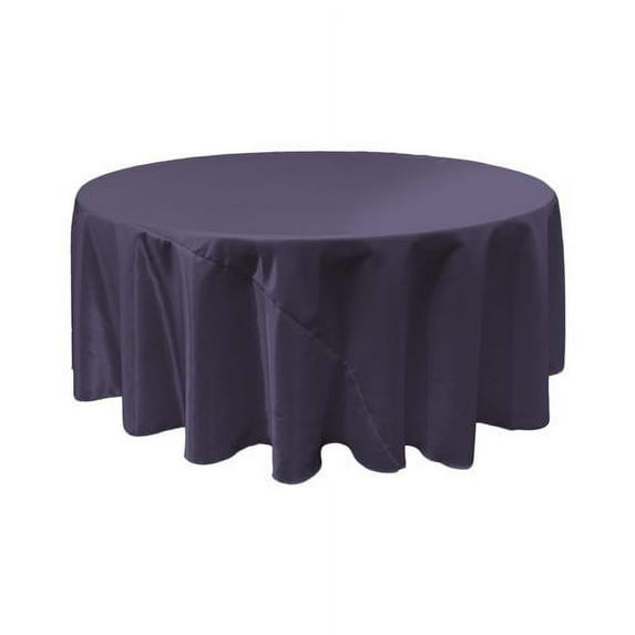 LA Linen Bridal Satin Round Tablecloth
