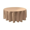 thumbnail image 1 of LA Linen Bridal Satin Round Tablecloth, 1 of 7