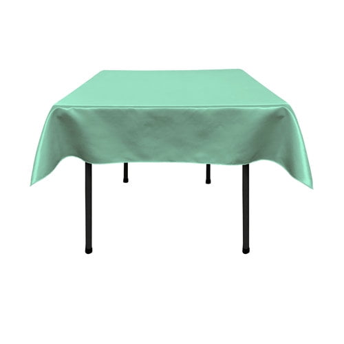 LA Linen Bridal Satin Square Tablecloth