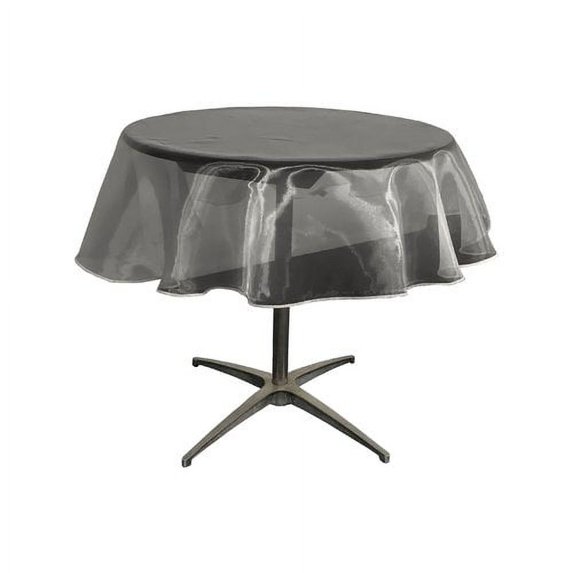 LA Linen Organza Round Tablecloth
