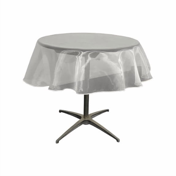LA Linen Organza Round Tablecloth