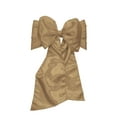 thumbnail image 1 of LA Linen Bridal Satin Chair Bows Sashes, 7 by 108-Inch, Taupe, 10-Pack, 1 of 7