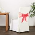 thumbnail image 1 of LA Linen Sheer Organza Chair Bow (Set of 10), 1 of 7