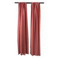 thumbnail image 1 of LA Linen Pack 2  Polyester Gingham Checkered Backdrop, 58 by 96-Inch,Red/White, 1 of 1