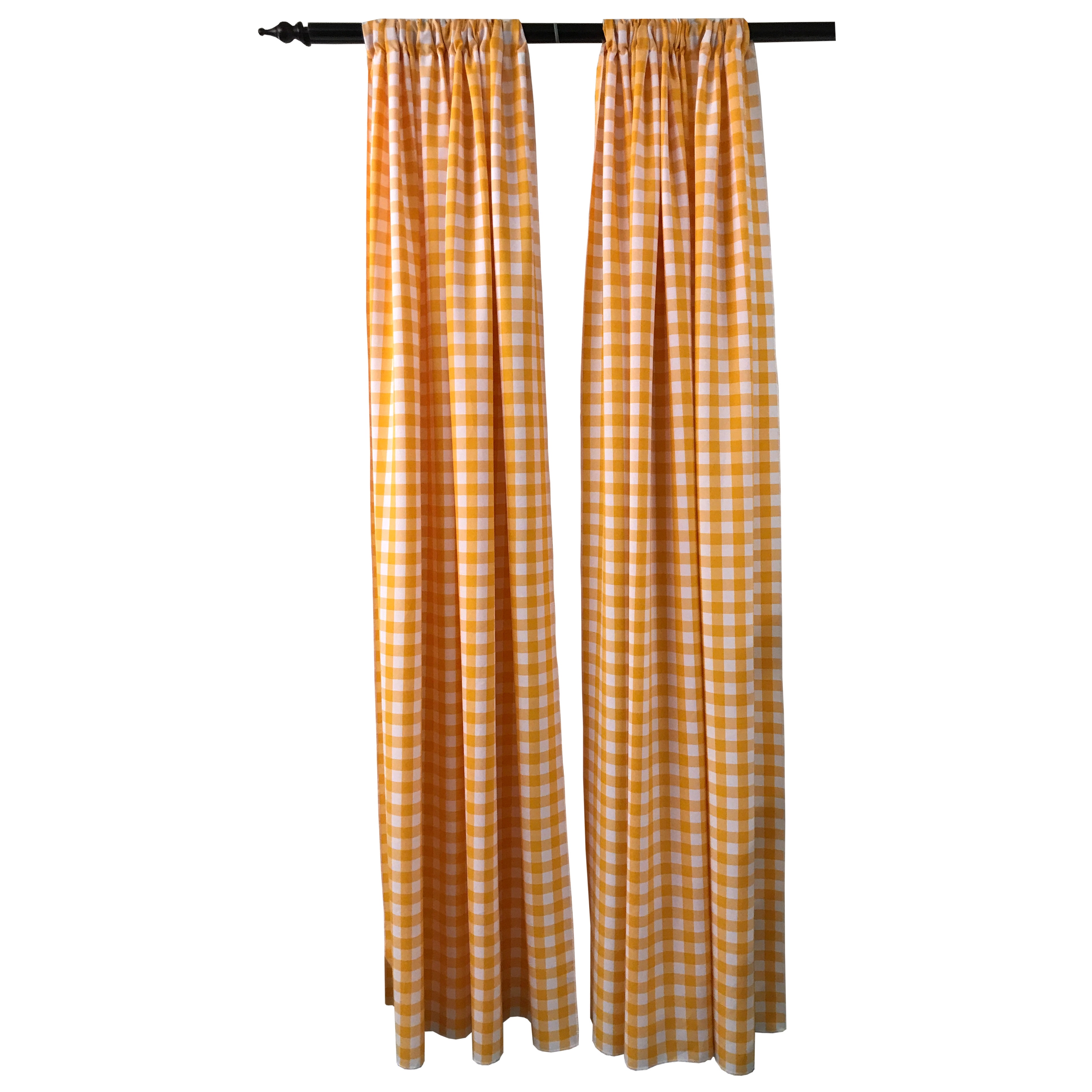 Chekered Backdrops LA Linen Pack 2 Polyester Gingham Checkered Backdrop, 58 by 96-Inch ...