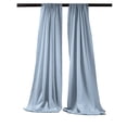 thumbnail image 1 of LA Linen Pack-2 Polyester Poplin Backdrop Drape 96-Inch Wide by 58-Inch High, Light Blue, 1 of 7