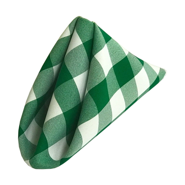 https://i5.walmartimages.com/seo/LA-Linen-Pack-of-10-Gingham-Checkered-Napkins-18-by-18-Inch-White-and-Hunter-Green_baf1711c-48c8-4b24-bf2f-8286dd8962a9_1.f21d8a6701561f52955cbbaccc1f2581.jpeg?odnHeight=768&odnWidth=768&odnBg=FFFFFF