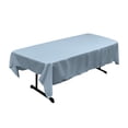thumbnail image 1 of LA Linen Polyester Poplin 60 by 84-Inch Rectangular Tablecloth, Blue light, 1 of 2